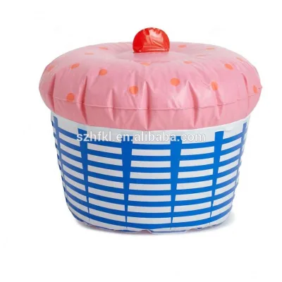 Party Decor Sweet Child Inflatable Cupcake Pool Float