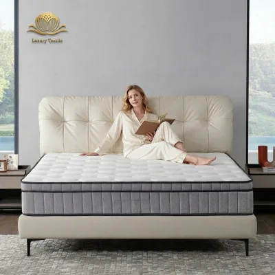 High Density Foam Pocket Spring Mattress Medium Firm Orthopedic Bed Mattress