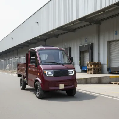 New Design Factory Direct Sales Two Door 2 Passenger Mini Electric Pickup Truck