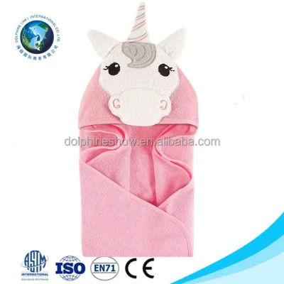 Various Animal Design Custom Pretty Cute 100% Cotton Bamboo Baby Bath Hooded Towel