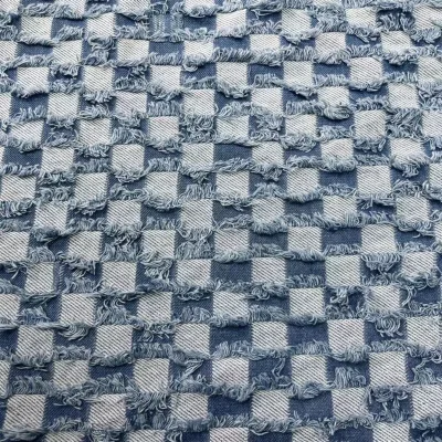 Henry Wholesale 2024 New Design Jacquard Weave 10*10 Non-stretch 10oz Denim Fabric for Garment