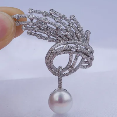 Hotsale European Wings Brooch Pins Silver Wing Brooch