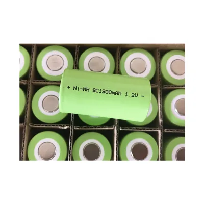 1.2V 1800mAh Ni-MH SC Rechargeable Battery Cell SC1800 1700mAh NiCD Replacement for Power Tools Toys and Emergency Lights