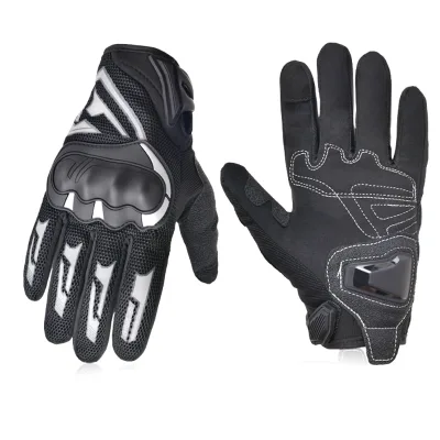 Motorcycle gloves with touch screen windproof and drop-proof outdoor sports motorcycle off-road long finger riding gloves