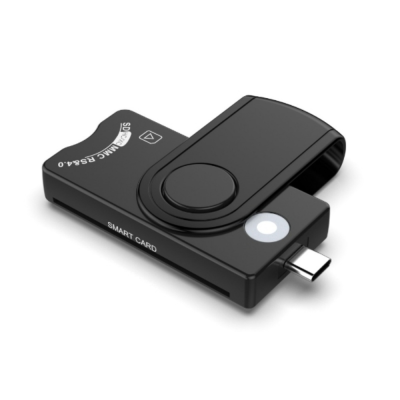Fiscale Card Reader SIM Card Reader USB Type-C Smart Card Reader