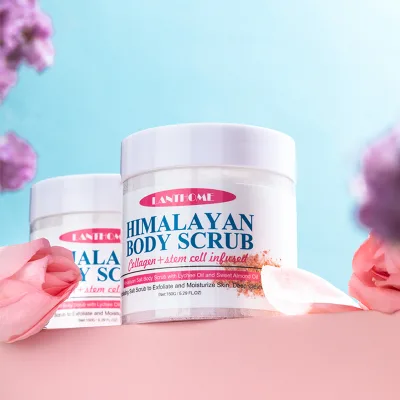 Himalayan salt scrub gentle cleansing soft elastic moisturizing scrub bathing two-in-one