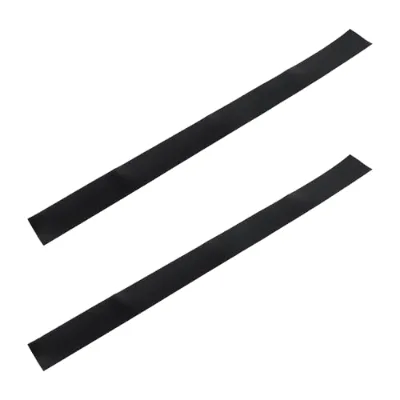 Pack 2 Silicone Gap Covers Kitchen Fill Stove Oven Sink Non-Slip Heat Resistant Black Color