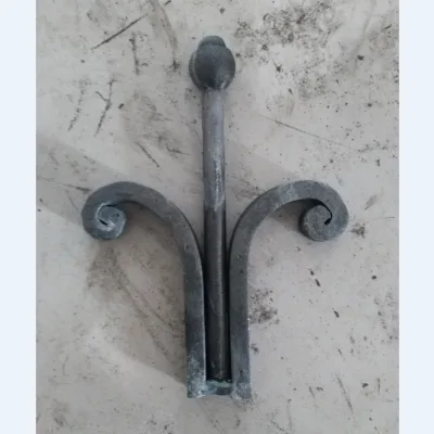 Hammered Cast Iron Spear Panel for Stair Railings