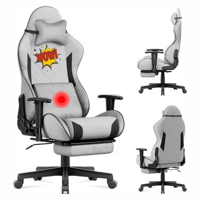 Professional Custom Extendable Foot Rest Stylish Lift Design Nylon Home Office Height Adjustable Ergonomic Swivel Gaming Chair
