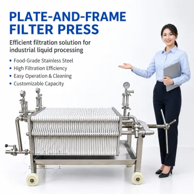 Vegetable Cooking Essential Oil Refining Filtration PP Plate and Frame Filter Press Machine