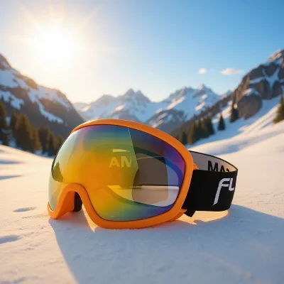 Professional Windproof Protective Glasses for Adult Children Men Women Mountaineering Colorful Coating Skiing Goggles