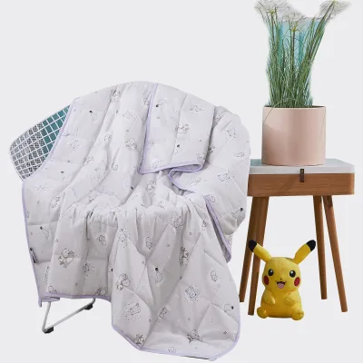 Factory Customize 100% Cotton Nontoxic Glass Beads Kids Weighted Blanket for Calming and Sleeping