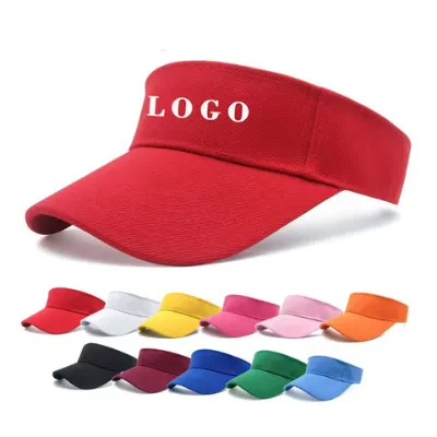 Custom Adjustable Logo Gorras Summer Sun Visor Hat Gorras,Men Women Beach Cap,Wholesale Sport Golf Visor Hat