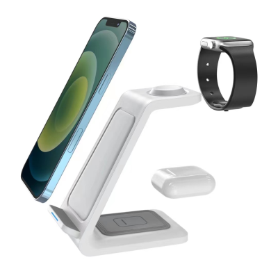 3 in 1 Wireless Charger 15W Wireless Charger Mobile Phone Earphone Watch Charging Holder