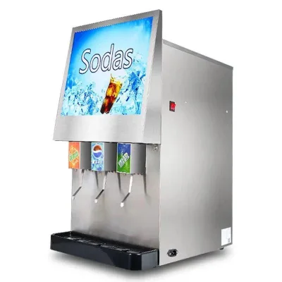 Hot Cola Dispenser Beverage Electric Soda Fountain Dispenser Machine Commercial Juice Beverage Post Mix Dispenser