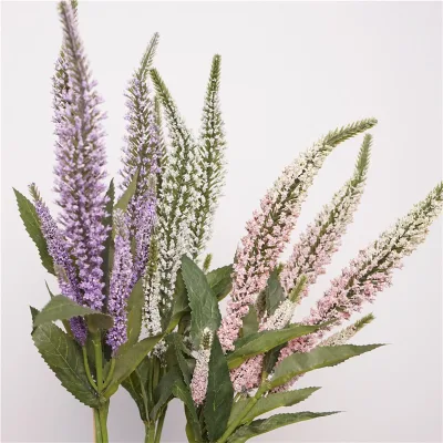 European Design High Quality Short-Branched Sage Artificial Flower Bouquet Soft Home Decorative Sage Green Wedding Decor