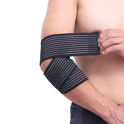 Boer Adjustable Breathable Elastic Weightlifting Elbow Wrap Support Brace