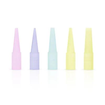 Permanent Makeup Plastic Needle Tip Tattoo Nozzle Hat for Eyebrow and Lip Tattoo Machine