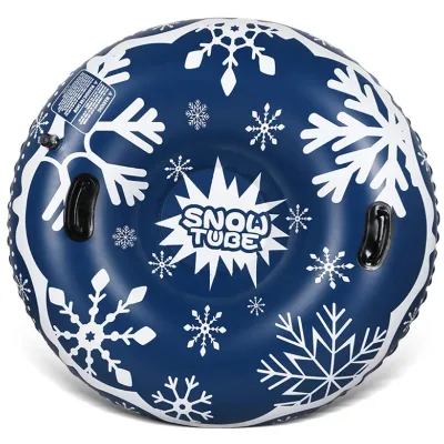 Custom Winter Inflatable Snow Tubes for Sledding With Handles Outdoor PVC Inflatable Snow Tube
