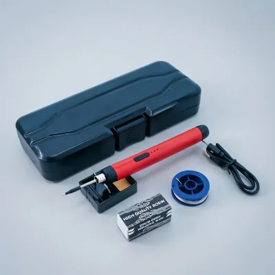 Wireless Non-Digital Display 800mAh Li-ion Battery Soldering Iron Standard Pack Red Portable DIY Electronic Welding Pen