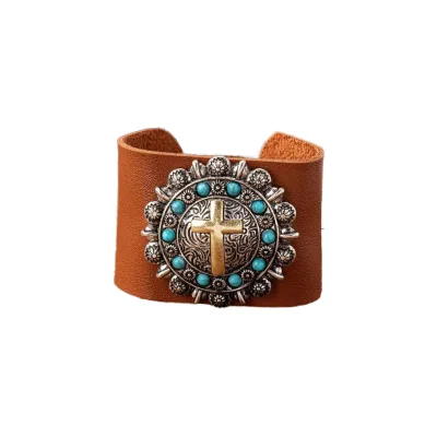 Reliable Quality Wholesale Classic Retro Bracelet Artificial Leather Vintage Bracelet
