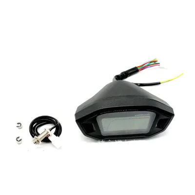 LCD Instrument 12V Suitable for Motorcycle Modification Speed Odometer Tachometer LCD 2-4 Cylinder Speedometer Motorbike Fitting