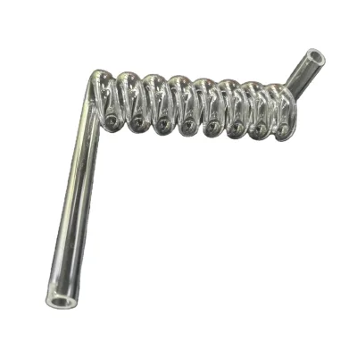 High Quality Spiral Quartz Glass Tube Heating Tubing