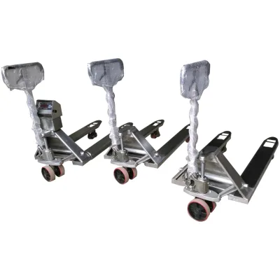 2T 3T PU Wheel Stainless Steel Forklift Hand Hydraulic Pallet Truck for Warehouse