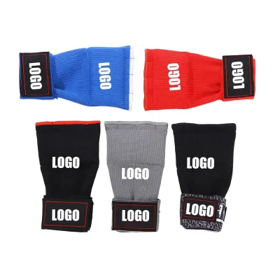Custom Logo PVC Gel Mitts Hand Wraps Inner Gloves for Boxing