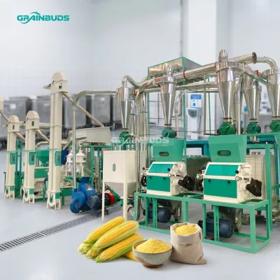 20TPD  Maize Milling Machine Corn Posho Flour Mill Maize Grinding Machine in Africa