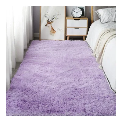 Plush Fluffy Rugs for Living Room Tea Table Cloakroom Thickened Carpets for Bedroom White Bedside Clothing Store Custom Balcony