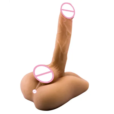 Tight Anal Hole Male Torso Half Body Realistic Huge Penis Flexible Dildos Female Vaginal Masturbation Devices for Women Gay Man