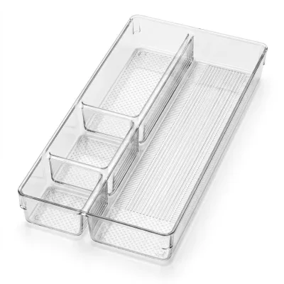 Transparent PET Rectangular Food Container for Jewelry Storage
