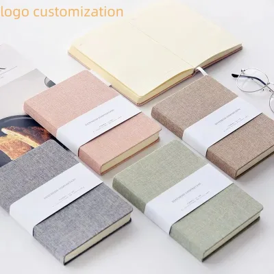 Simple and Practical Fabric Hardcover Customized Business Notepad Student High Value Portable and Durable