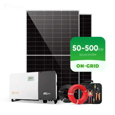DS Solar Energy System on Grid 50kw Solis Grid Tied Solar Panels System with Accessories