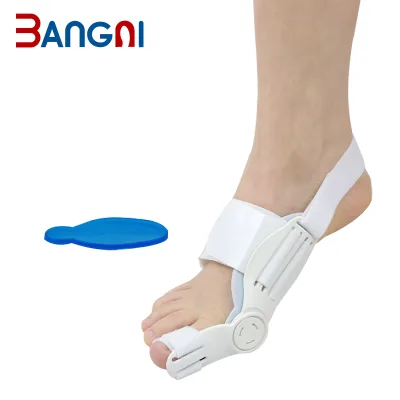 Nylon Silicone Hammer Big Toe Splint Protector Halux Valgus Bunion Corrector