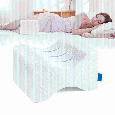 Wholesale Heart Memory Foam Orthopaedic Knee Led Rest Pillow for Bed Sleeping Knee Pillow