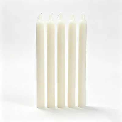 Chita Factory Bulk Paraffin Wax Stick Candles White Christmas Gift Candlesticks for Church Spa