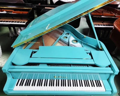 Tiffany Blue Player Grand Piano