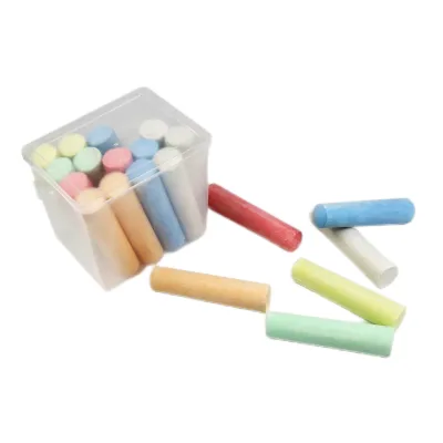 20 Piece 4-inch Sidewalk Chalk Play Set for Kids | Nontoxic Outdoor Jumbo Chalk Set with Storage Bucket