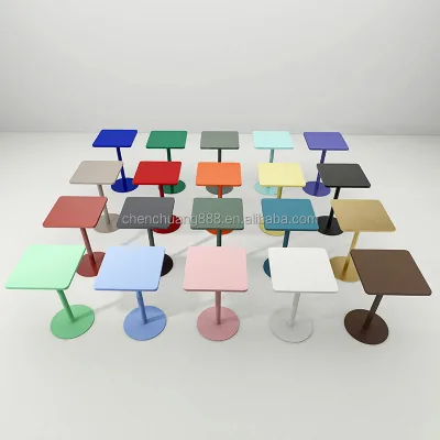 New Factory Wholesale Simple Home Nordic Table Commercial Negotiation Table Coffee Table Milk Tea Shop Restaurant Furniture