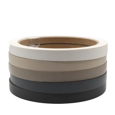 Factory Wholesale Customized Pvc Furniture Edge Tape Glossy Finish Edge Banding for Wardrobes