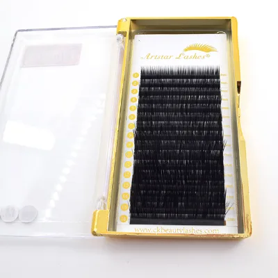 Soft Lashes Matt Flat Ellipse Lashes Doubletips Ellipse Flat Eyelash in 12 Lines Rapid Lashes