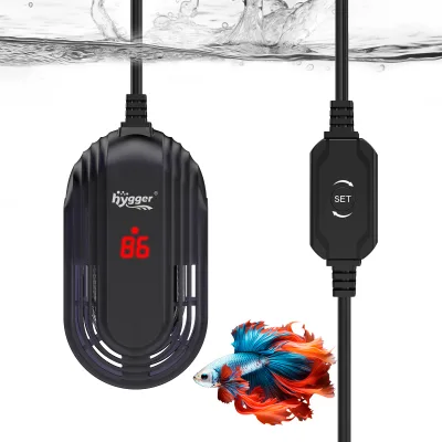 Hygger Small Aquarium Heater, for up to 25 Gallon Betta/Turtle/Small FIsh Tanks