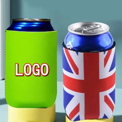 OEM ODM Car Cup Neoprene Water Bottle Carries Bag 40oz Water Bottle Bag Holder Cover with Front Zipper Pocket