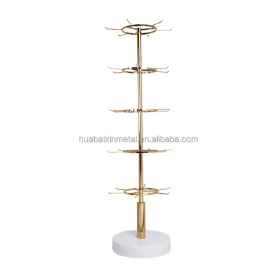 Huabaixin Factory Direct Multi-Layer Rotating Socks Display Rack Store Stall Jewelry Head Rope Display Rack Supermarket Supply