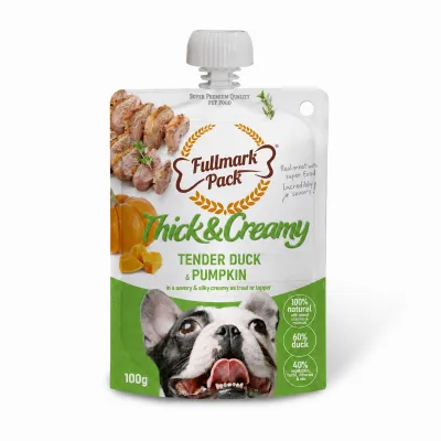 Custom Printed Duck Pumpkin Dog Food Topper Spout Stand up Pouch for Automatic Filling Line Tamper Evident Leak Proof