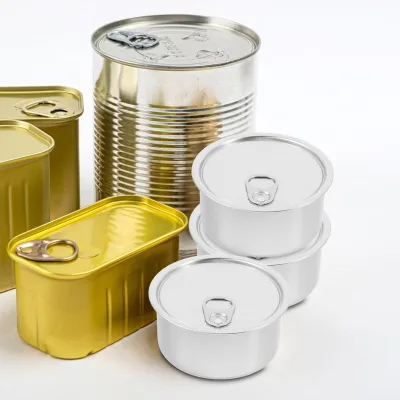 Metal Tins with Lids Mini Tin Containers Aluminum Small Round Tin Cans Silver Screw Top