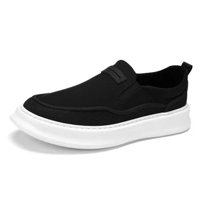 Men's 2026 New Spring Breathable Durable Lightweight Retro Trendy Versatile Canvas Slip-on Low-top Casual Shoes for Teenagers