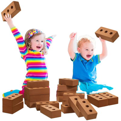 Kids DIY Mini Brick Model Kits - Safe Educational Simulation Building Blocks for Sand Table Micro Landscape